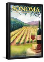 Sonoma County, California Wine Country-null-Framed Poster