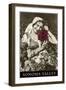 Sonoma Valley Woman Holding Grapes-null-Framed Art Print