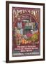 Sonora, California - Farmers Market-Lantern Press-Framed Art Print