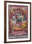 Sonora, California - Farmers Market-Lantern Press-Framed Art Print