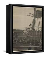 Sonora Carver Performs as a Diving Horse Girl; National Museum of American History: AC Photography-null-Framed Stretched Canvas