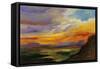 Sonoran Desert Sunset-Silvia Vassileva-Framed Stretched Canvas