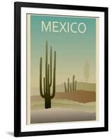 Sonoran Desert-Frk. Blaa-Framed Art Print