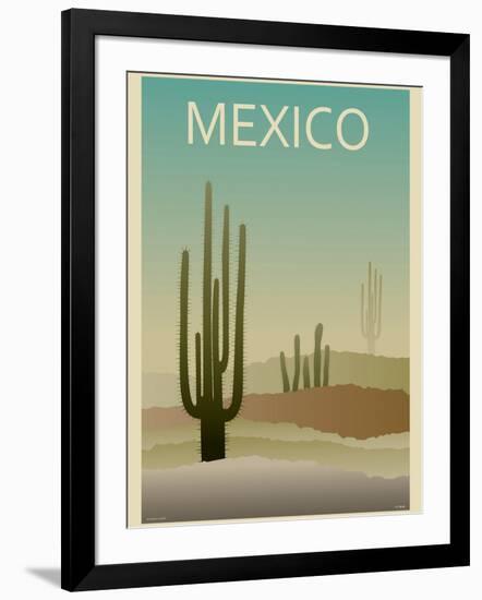 Sonoran Desert-Frk. Blaa-Framed Art Print