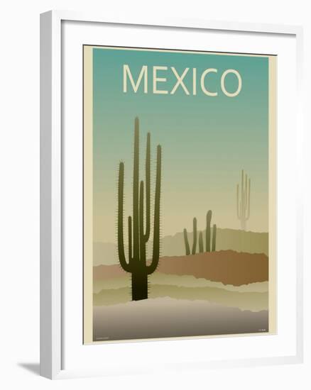 Sonoran Desert-Frk. Blaa-Framed Art Print