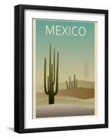 Sonoran Desert-Frk. Blaa-Framed Art Print