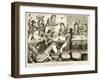 Sons of Friendship-Scene Chandois Street, London, 1870-Isaac Cruikshank-Framed Giclee Print