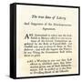 Sons of Liberty Handbill Supporting Boycott of British Goods in Boston Before the Revolutionary War-null-Framed Stretched Canvas