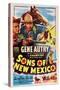 Sons of New Mexico, Top Center and Bottom Right: Gene Autry, 1949-null-Stretched Canvas