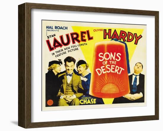 Sons of the Desert, 1933-null-Framed Art Print