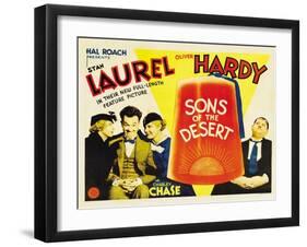 Sons of the Desert, 1933-null-Framed Art Print