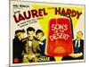 SONS OF THE DESERT, from left: Mae Busch, Stan Laurel, Dorothy Christy, Oliver Hardy, 1933.-null-Mounted Art Print