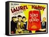 Sons of the Desert, Mae Busch, Stan Laurel, Dorothy Christy, Oliver Hardy, 1933-null-Framed Stretched Canvas