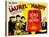 Sons of the Desert, Mae Busch, Stan Laurel, Dorothy Christy, Oliver Hardy, 1933-null-Stretched Canvas