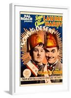 Sons of the Desert, Oliver Hardy, Stan Laurel, 1933-null-Framed Art Print