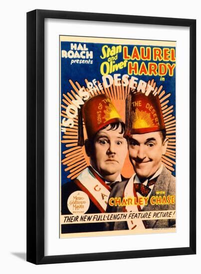 Sons of the Desert, Oliver Hardy, Stan Laurel, 1933-null-Framed Art Print