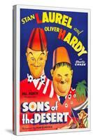 SONS OF THE DESERT, Stan Laurel, Oliver Hardy, 1933.-null-Stretched Canvas