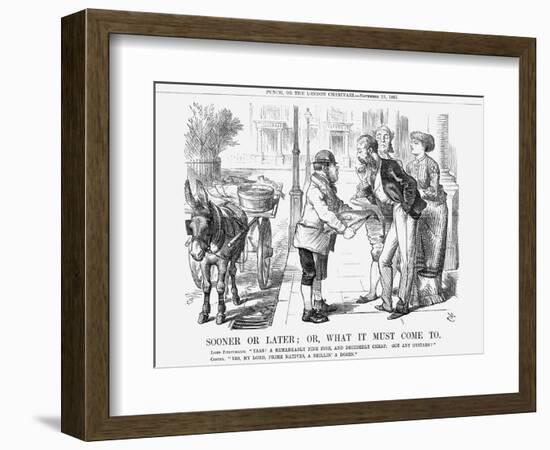 Sooner or Later; Or, What it Must Come To, 1867-John Tenniel-Framed Giclee Print