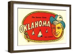 Sooner State, Will Rogers, Oklahoma-null-Framed Art Print