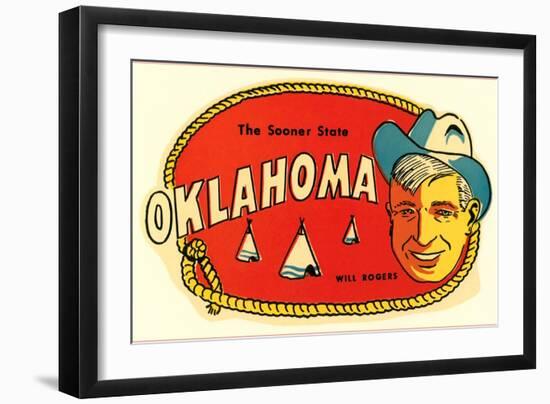 Sooner State, Will Rogers, Oklahoma-null-Framed Art Print