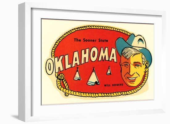 Sooner State, Will Rogers, Oklahoma-null-Framed Art Print