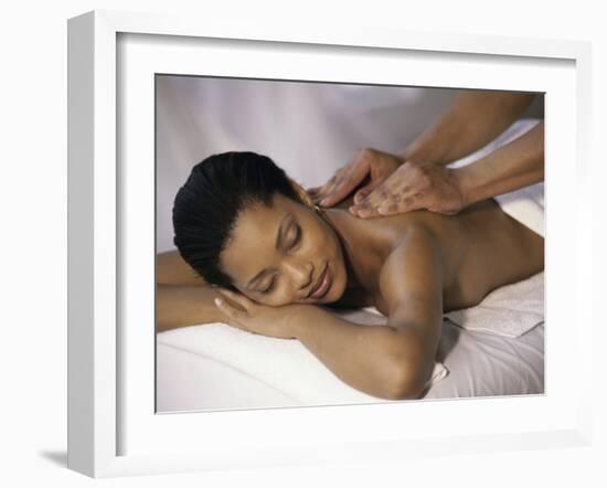 Soothing Massage-null-Framed Photographic Print