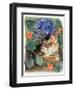 Sootsy with Hydrangea-Anne Robinson-Framed Giclee Print