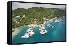 Soper's Hole Marina on Frenchman's Cay in Tortola-Macduff Everton-Framed Stretched Canvas