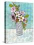 Sophia Daisy Flowers-Blenda Tyvoll-Stretched Canvas