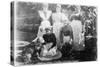 Sophia Farrell and Maids, 1899-English Photographer-Stretched Canvas