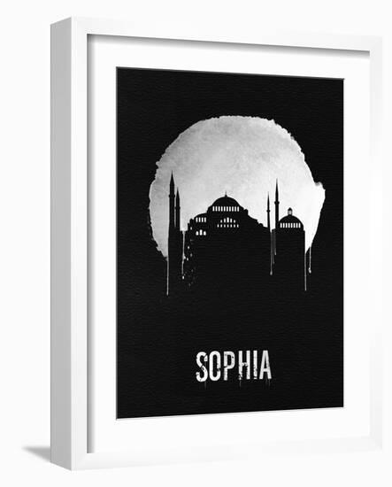 Sophia Landmark Black-null-Framed Art Print