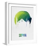 Sophia Landmark Red-null-Framed Art Print