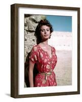 Sophia Loren, 1950s-null-Framed Photo