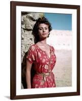 Sophia Loren, 1950s-null-Framed Photo