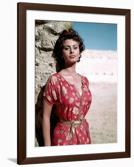 Sophia Loren, 1950s-null-Framed Photo