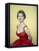 Sophia Loren, 1955-null-Framed Stretched Canvas