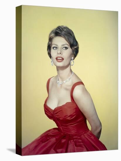 Sophia Loren, 1955-null-Stretched Canvas