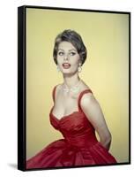 Sophia Loren, 1955-null-Framed Stretched Canvas