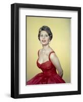 Sophia Loren, 1955-null-Framed Premium Photographic Print