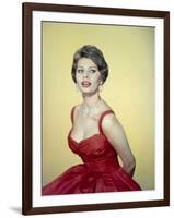 Sophia Loren, 1955-null-Framed Photographic Print