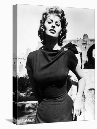 Sophia Loren, 1956-null-Stretched Canvas