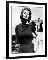 Sophia Loren, 1956-null-Framed Photographic Print