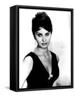 Sophia Loren, 1960-null-Framed Stretched Canvas
