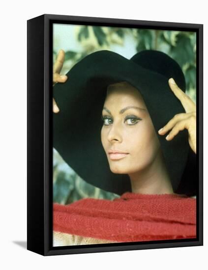 Sophia Loren, 1967-null-Framed Stretched Canvas