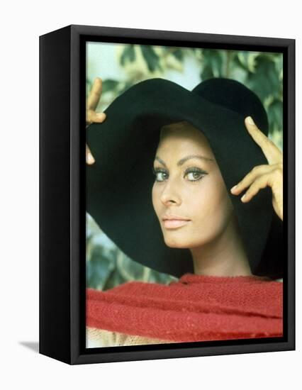 Sophia Loren, 1967-null-Framed Stretched Canvas