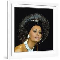 Sophia Loren, 1973-null-Framed Photographic Print