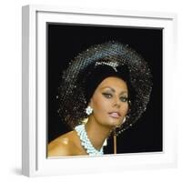 Sophia Loren, 1973-null-Framed Photographic Print