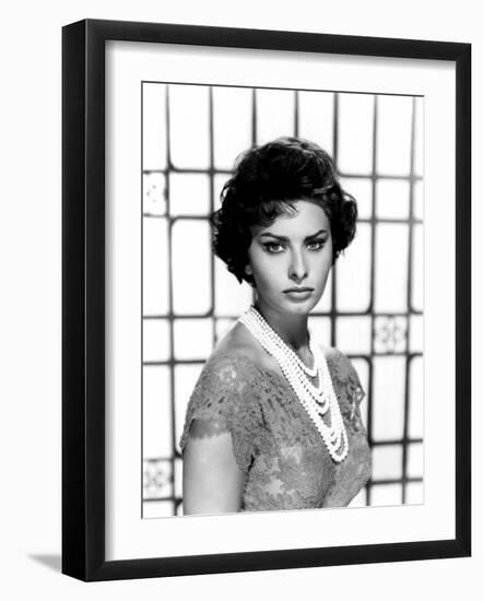 Sophia Loren, c.1950s-null-Framed Photo