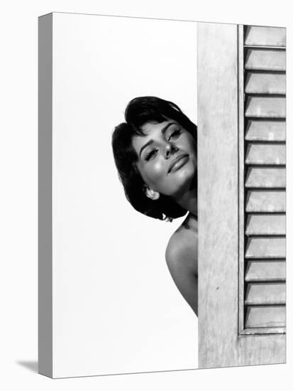Sophia Loren. "Houseboat" 1958, Directed by Melville Shavelson-null-Stretched Canvas