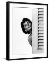 Sophia Loren. "Houseboat" 1958, Directed by Melville Shavelson-null-Framed Photographic Print